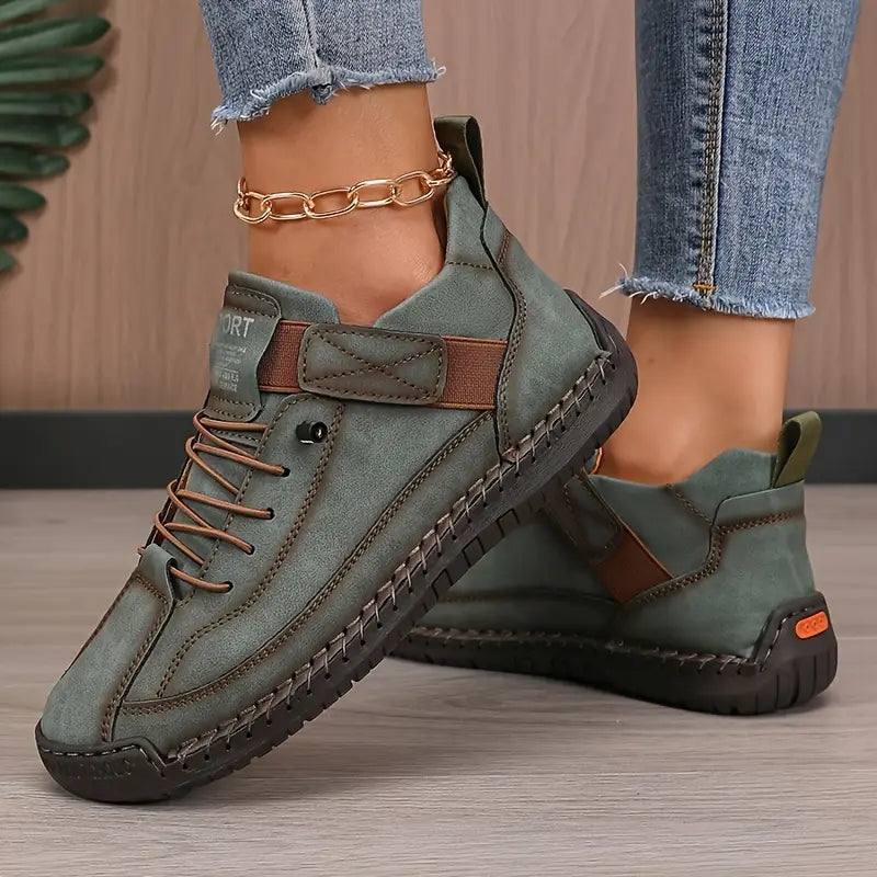 Victoria | Comfort Support Leather Sneakers