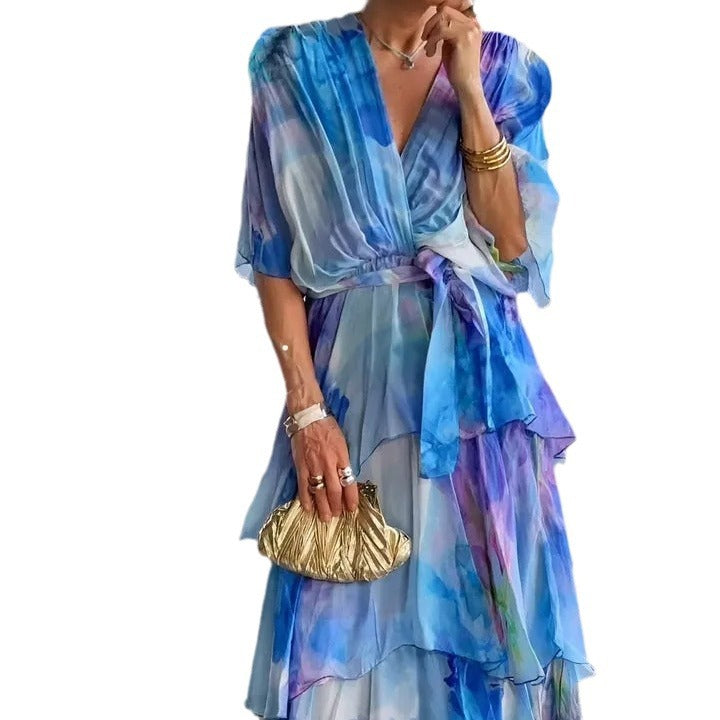Odette | Layered Floral Sun Dress