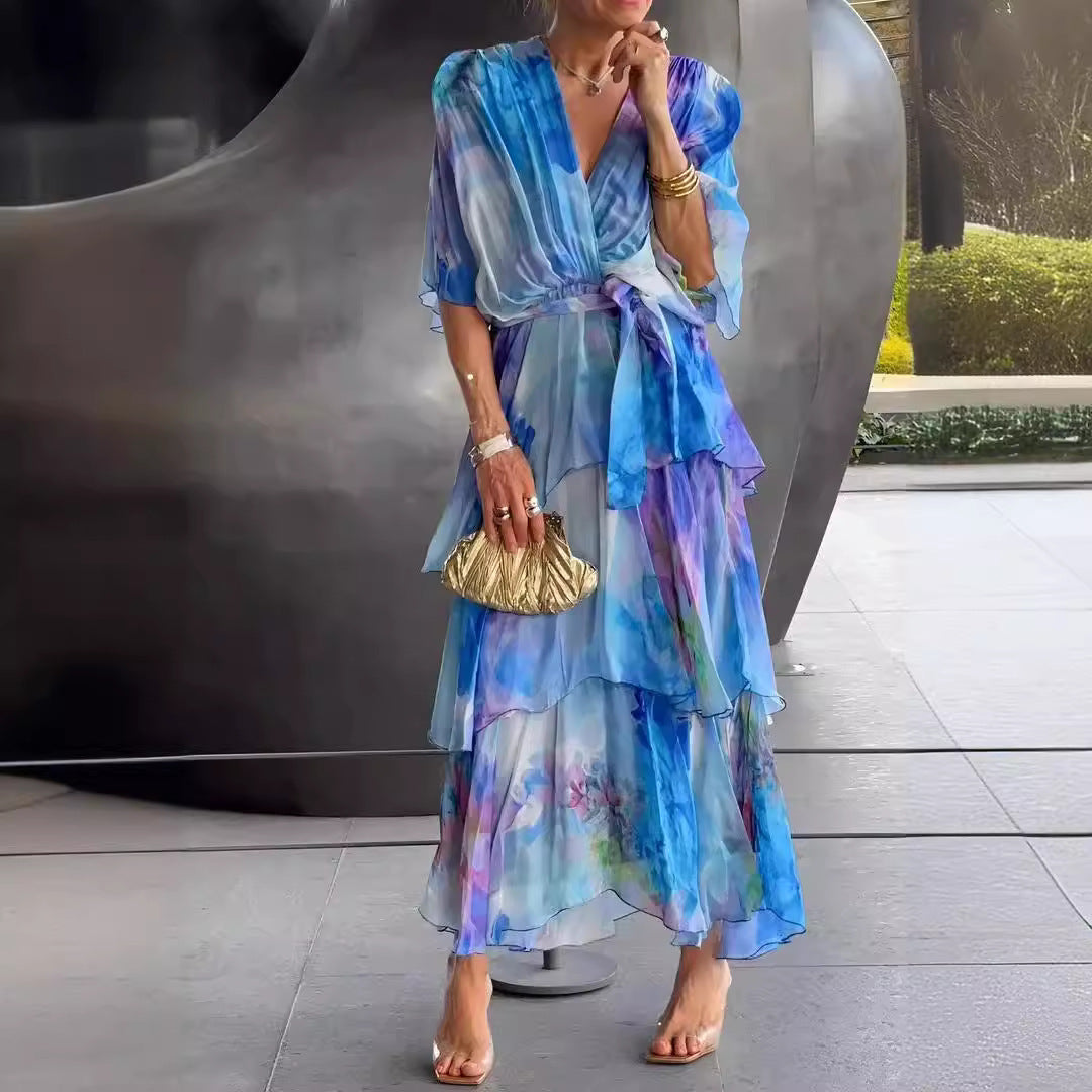 Odette | Layered Floral Sun Dress