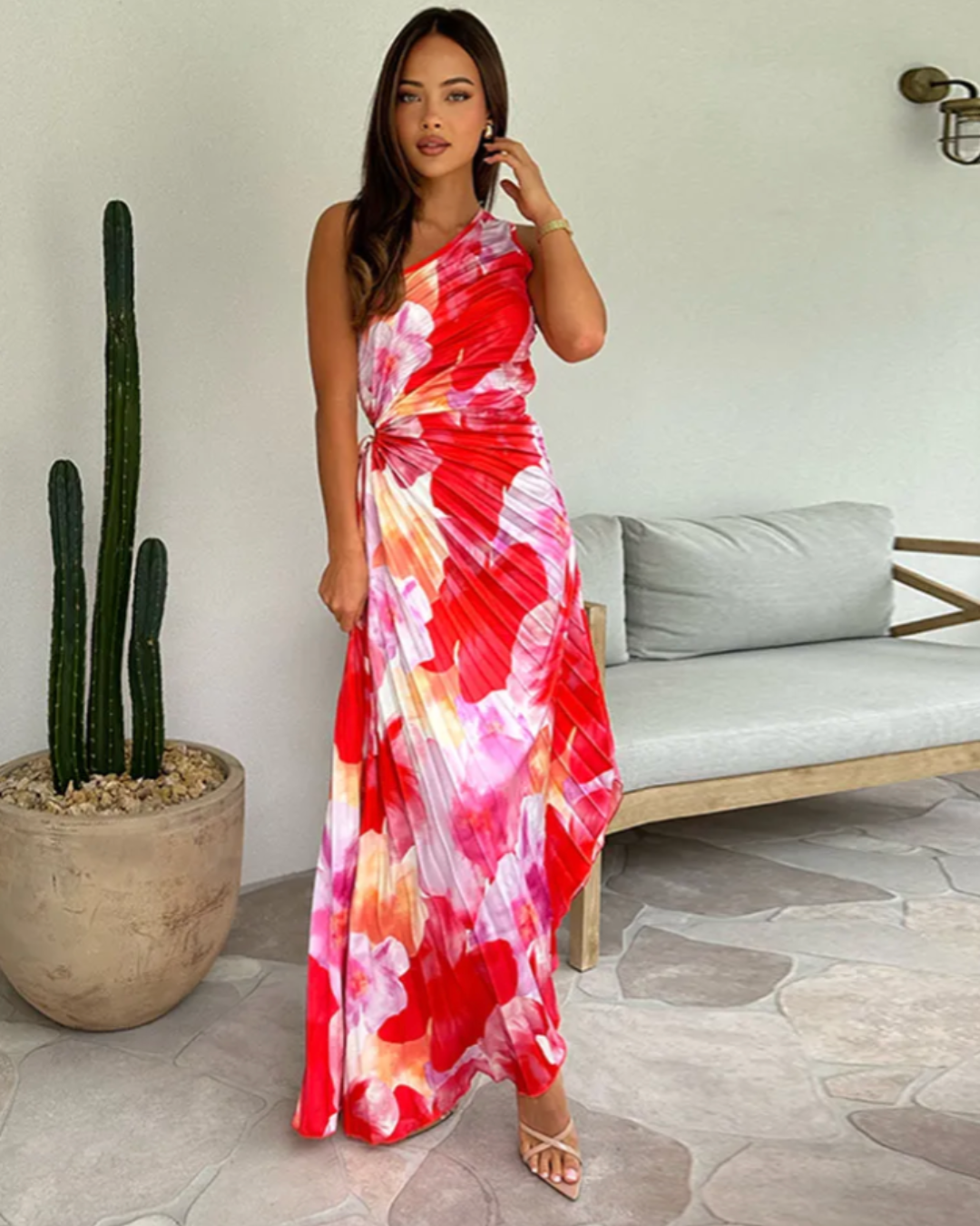 Sienna | Vibrant Tropical Evening Dress