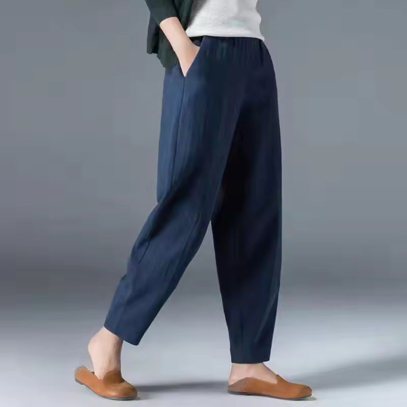 Harper | Lightweight Tapered Summer Trousers