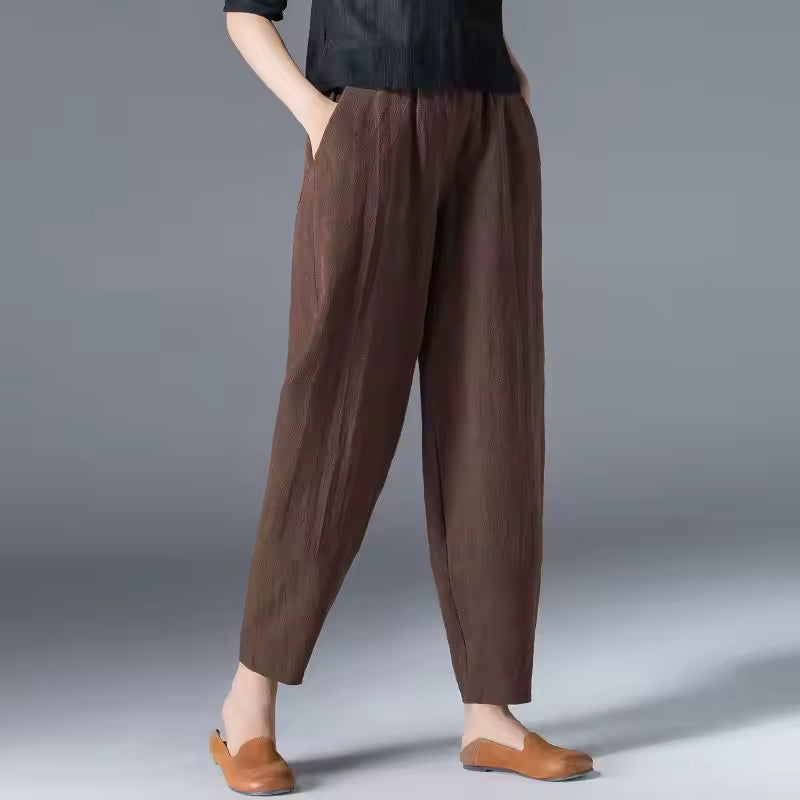 Harper | Lightweight Tapered Summer Trousers