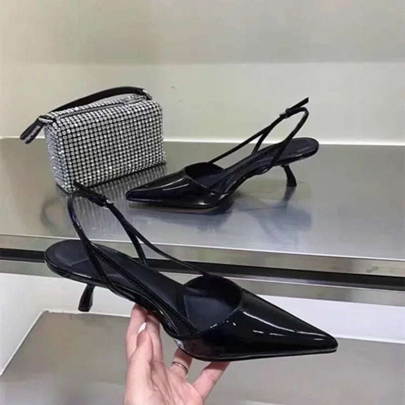 Olivia | Slingback Low Heels
