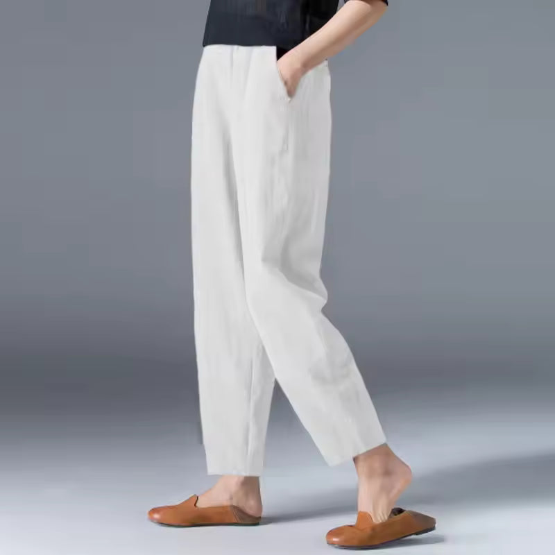 Harper | Lightweight Tapered Summer Trousers