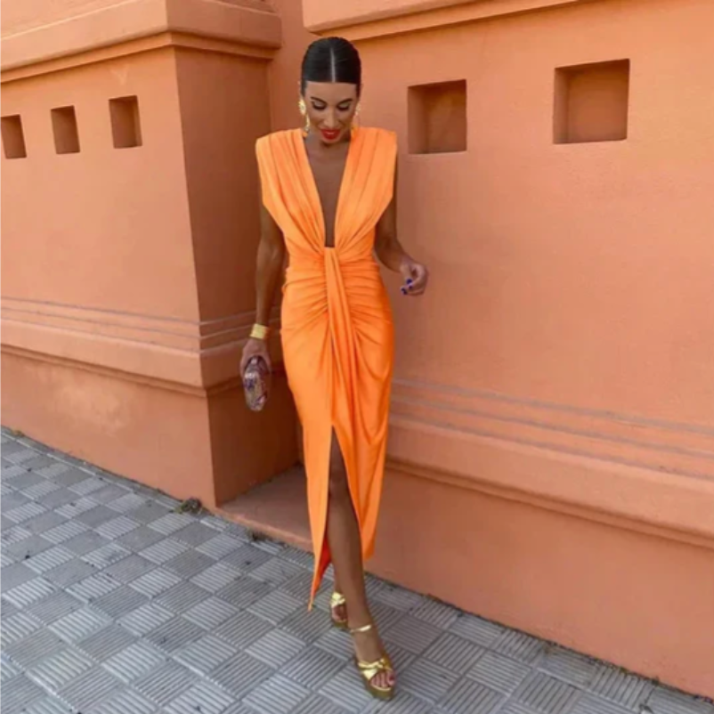 Rosalind | Elegant Pleated Dress