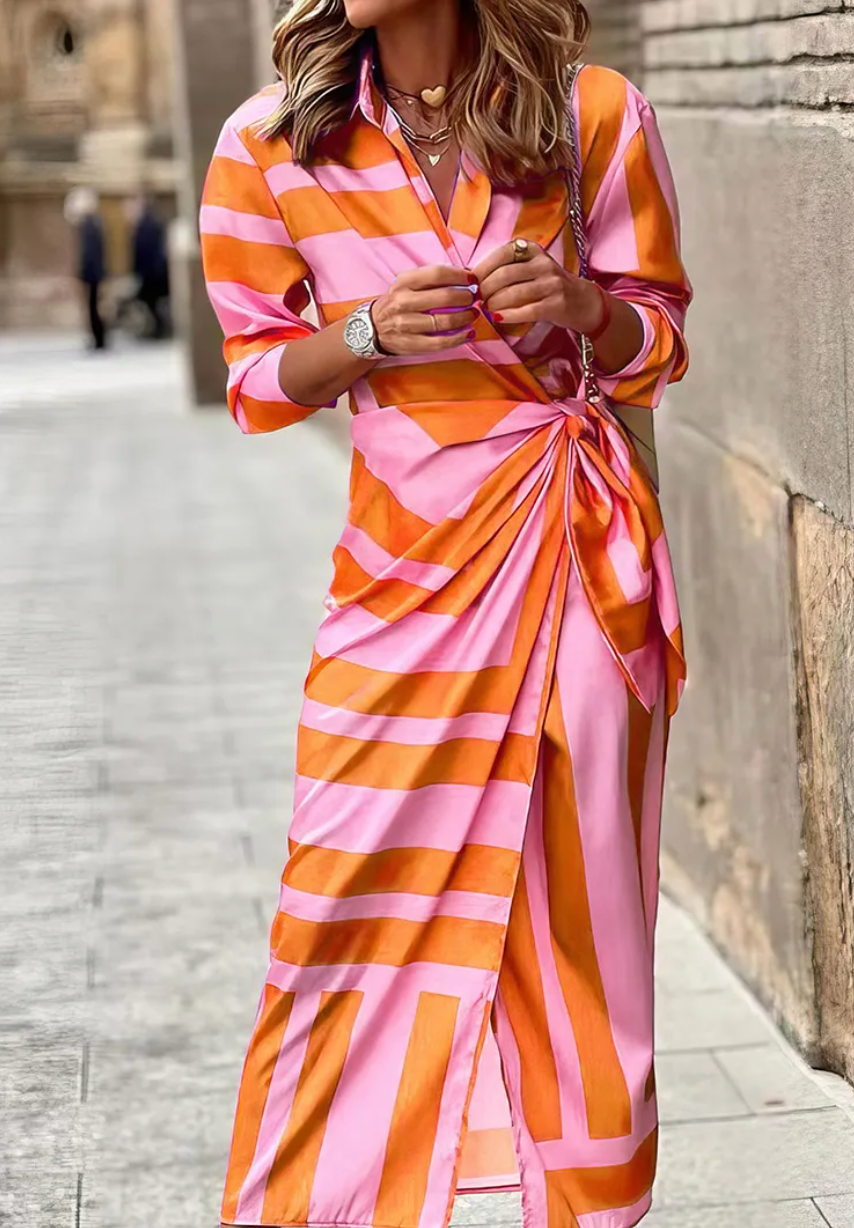 Paloma | Printed Wrap Dress