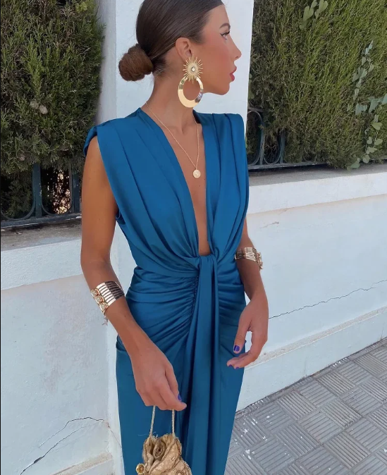 Rosalind | Elegant Pleated Dress