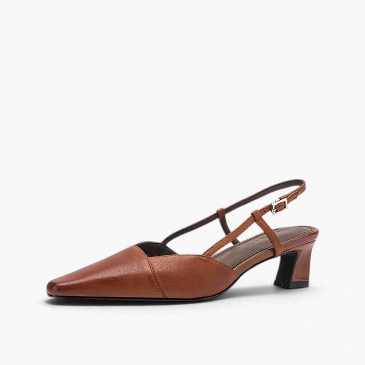 Scarlett | Leather Slingback Heels