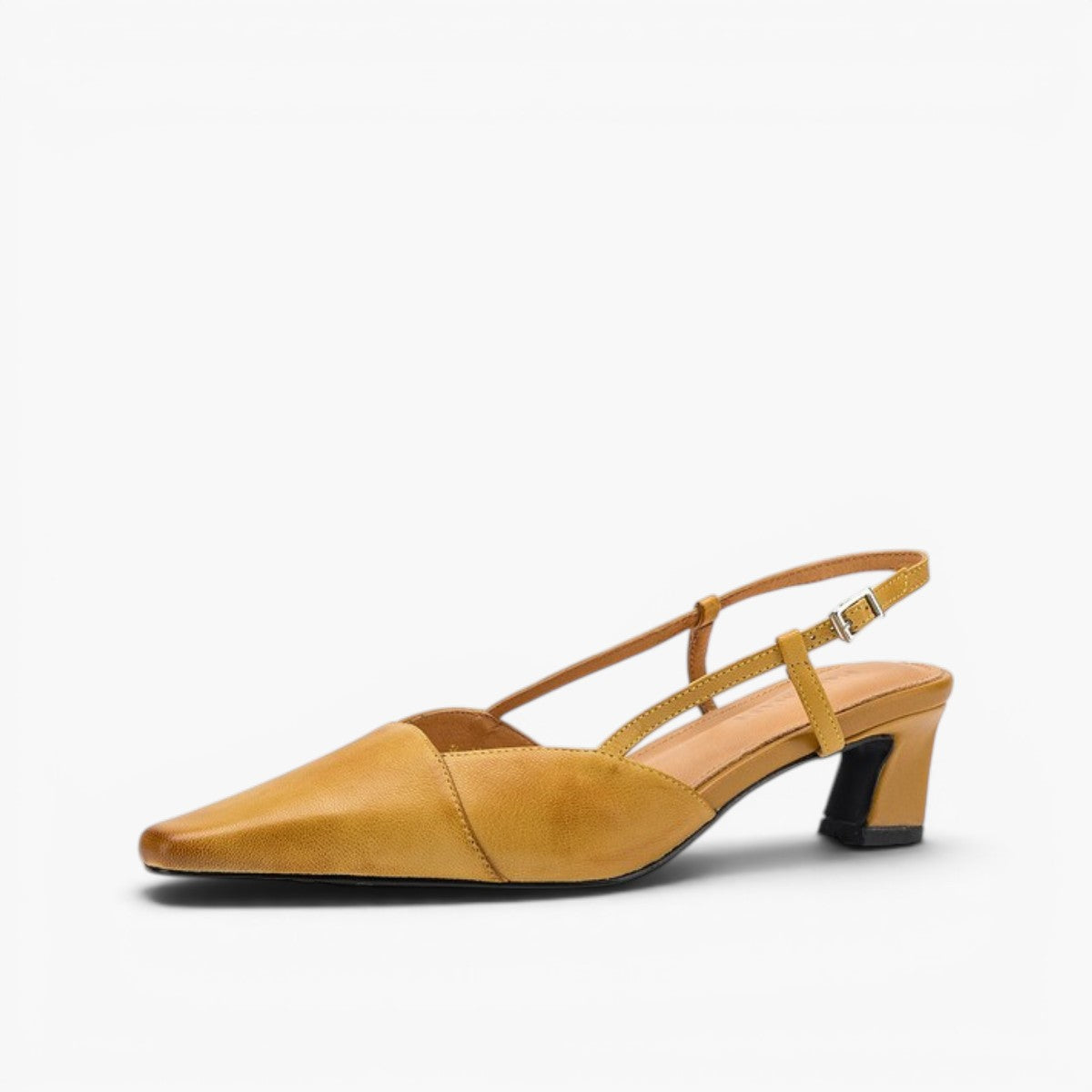 Scarlett | Leather Slingback Heels