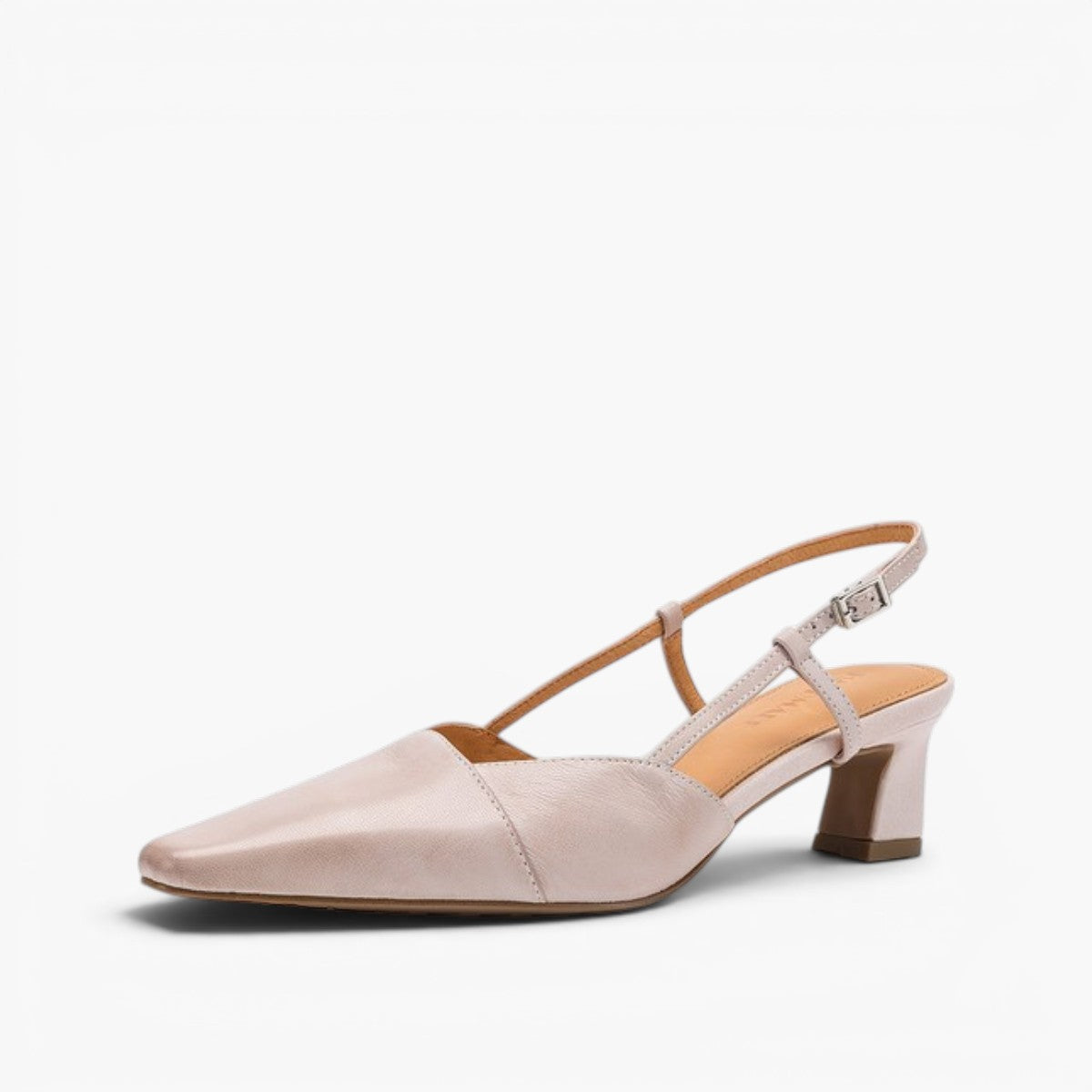 Scarlett | Leather Slingback Heels
