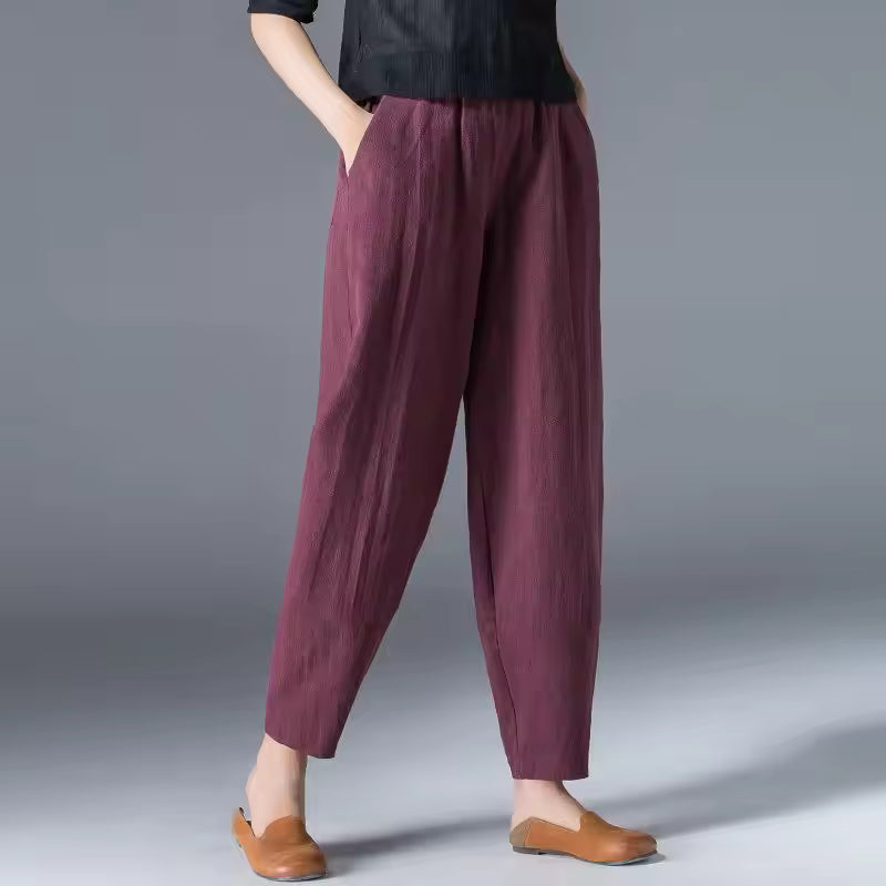 Harper | Lightweight Tapered Summer Trousers