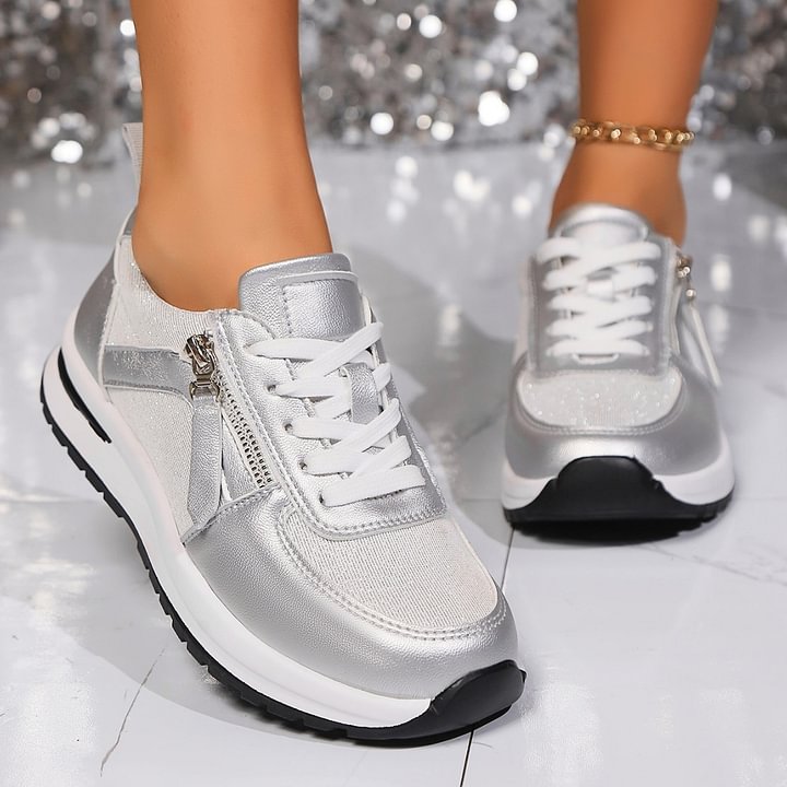Aria | Orthopedic Zip Sneakers