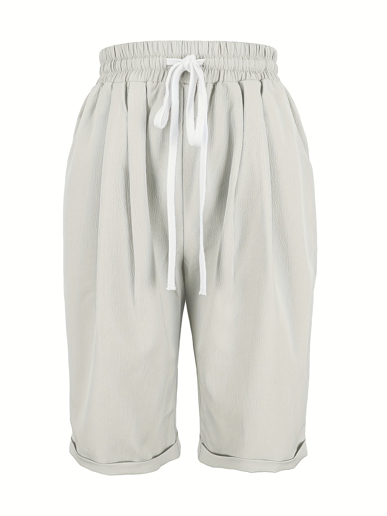 Amelia | Relaxed Cotton-Linen Capri Pants