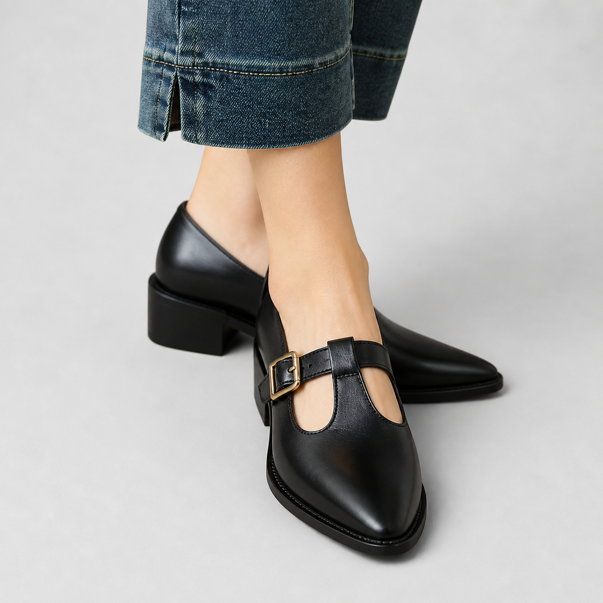 Mia | Comfort Leather Mary Janes