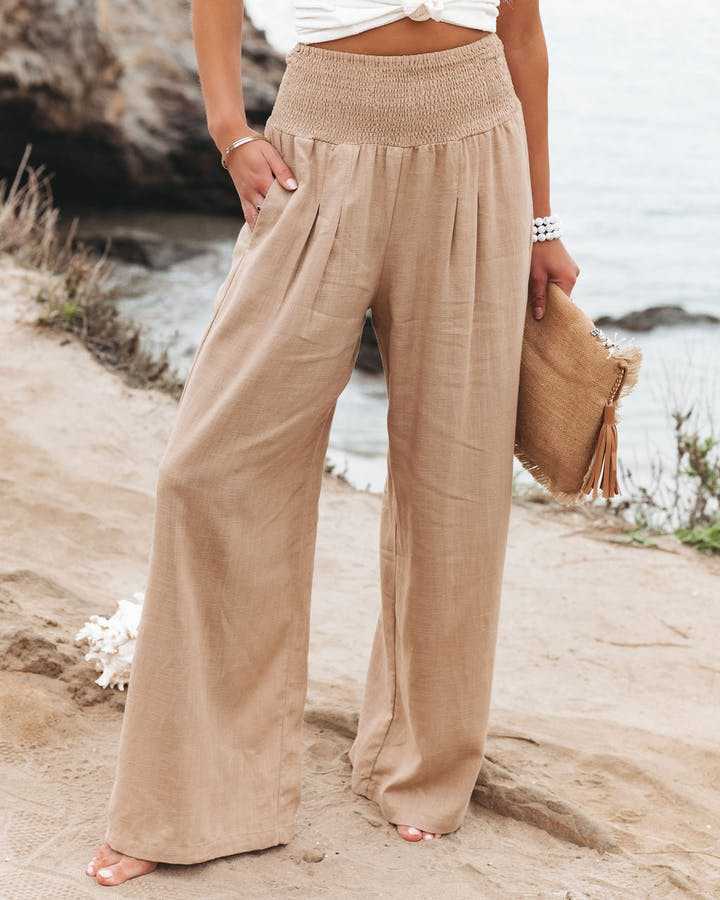 Aria | Flowing Wide-Leg Beach Pants