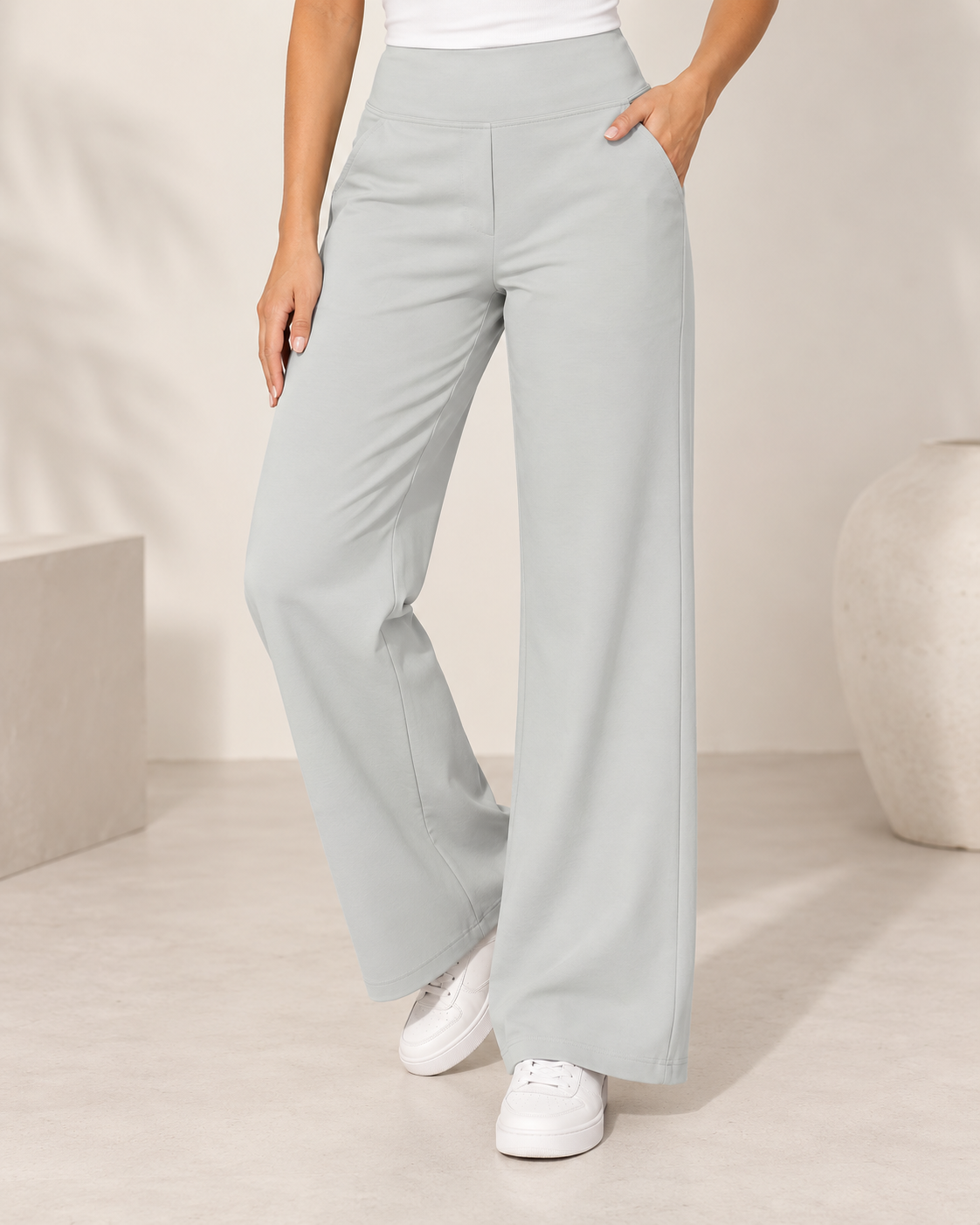 Lize | Wide-Leg Stretch Pants