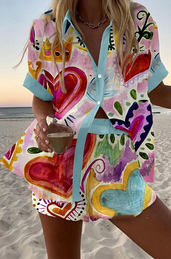 Harper | Breathable Tee and Shorts Set