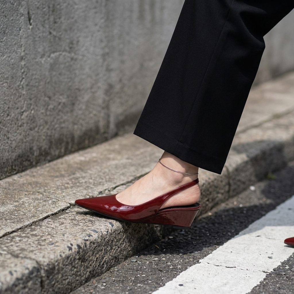 Elena | Slingback Wedge Heels