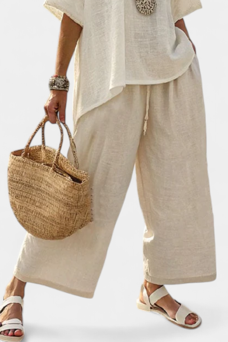 Beatrice | Wide-Leg Trouser Set
