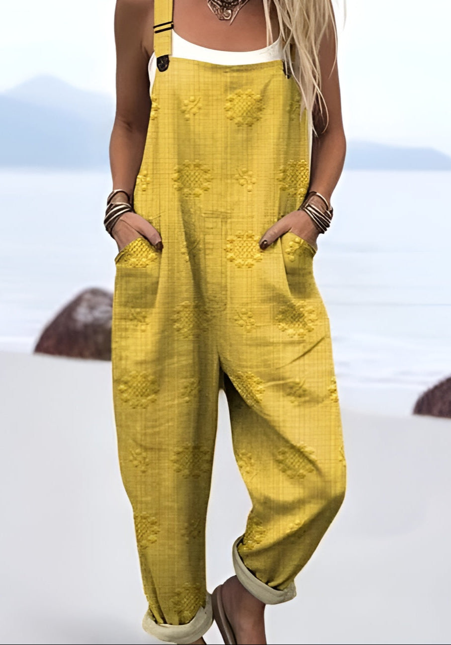 Scarlett | Sunwoven Overalls with Pockets