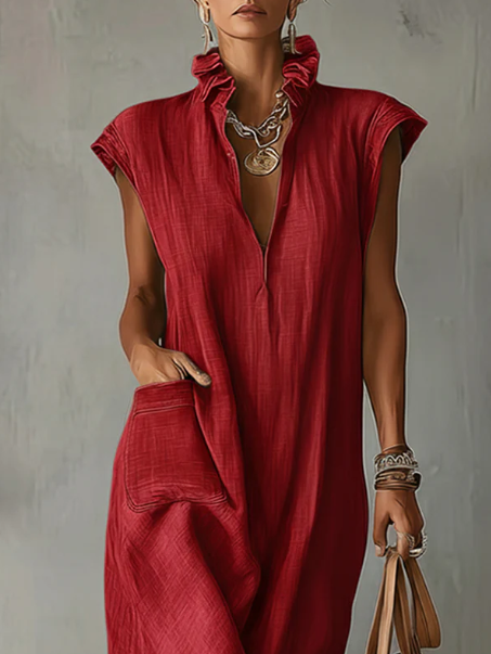 Mia | Ruffle Spring Maxi Dress