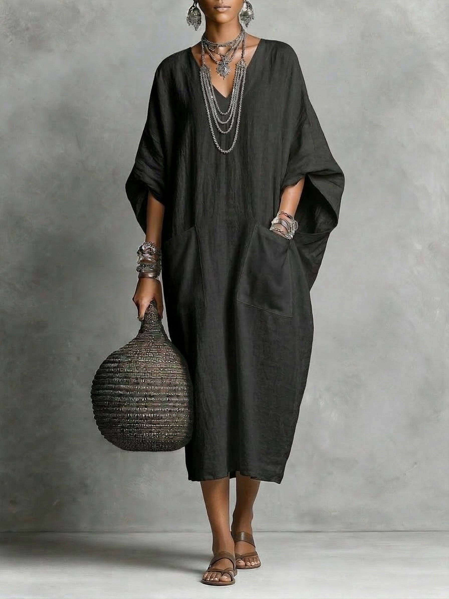 Harper | Relaxed Kaftan Maxi Dress