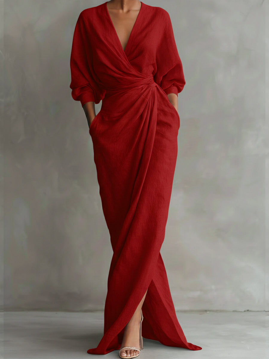 Avery | Wrap Maxi Dress
