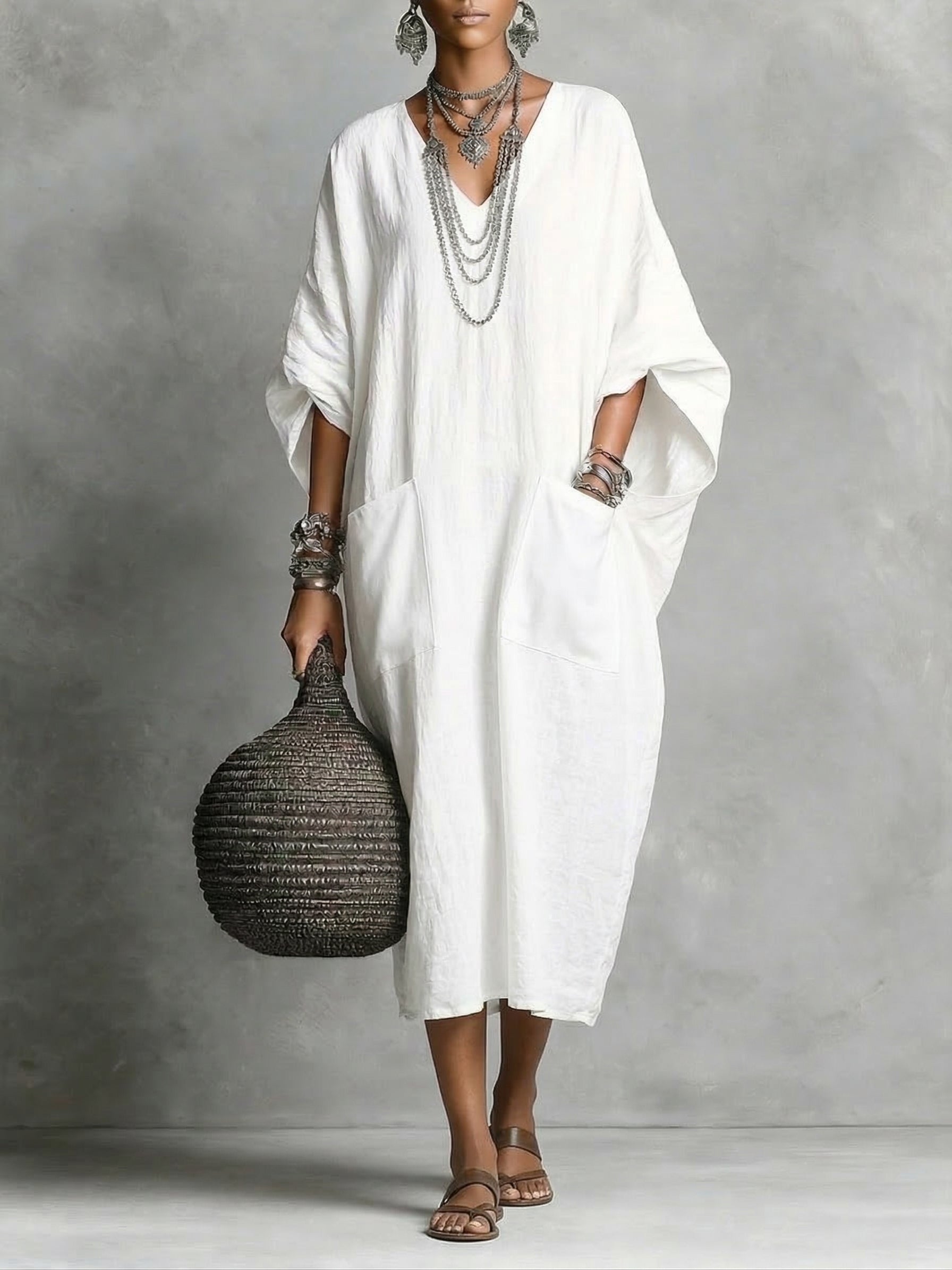 Harper | Relaxed Kaftan Maxi Dress