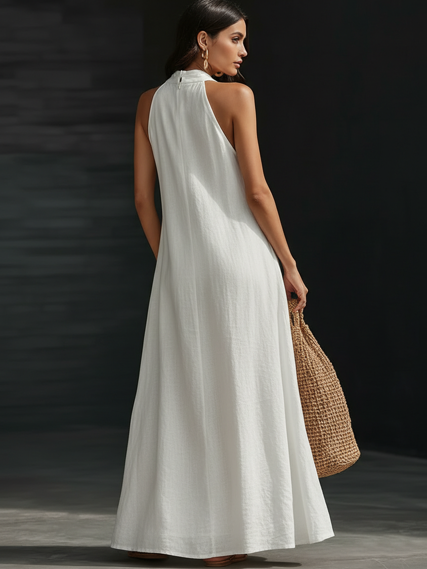 Abigail | Halter Maxi Dress