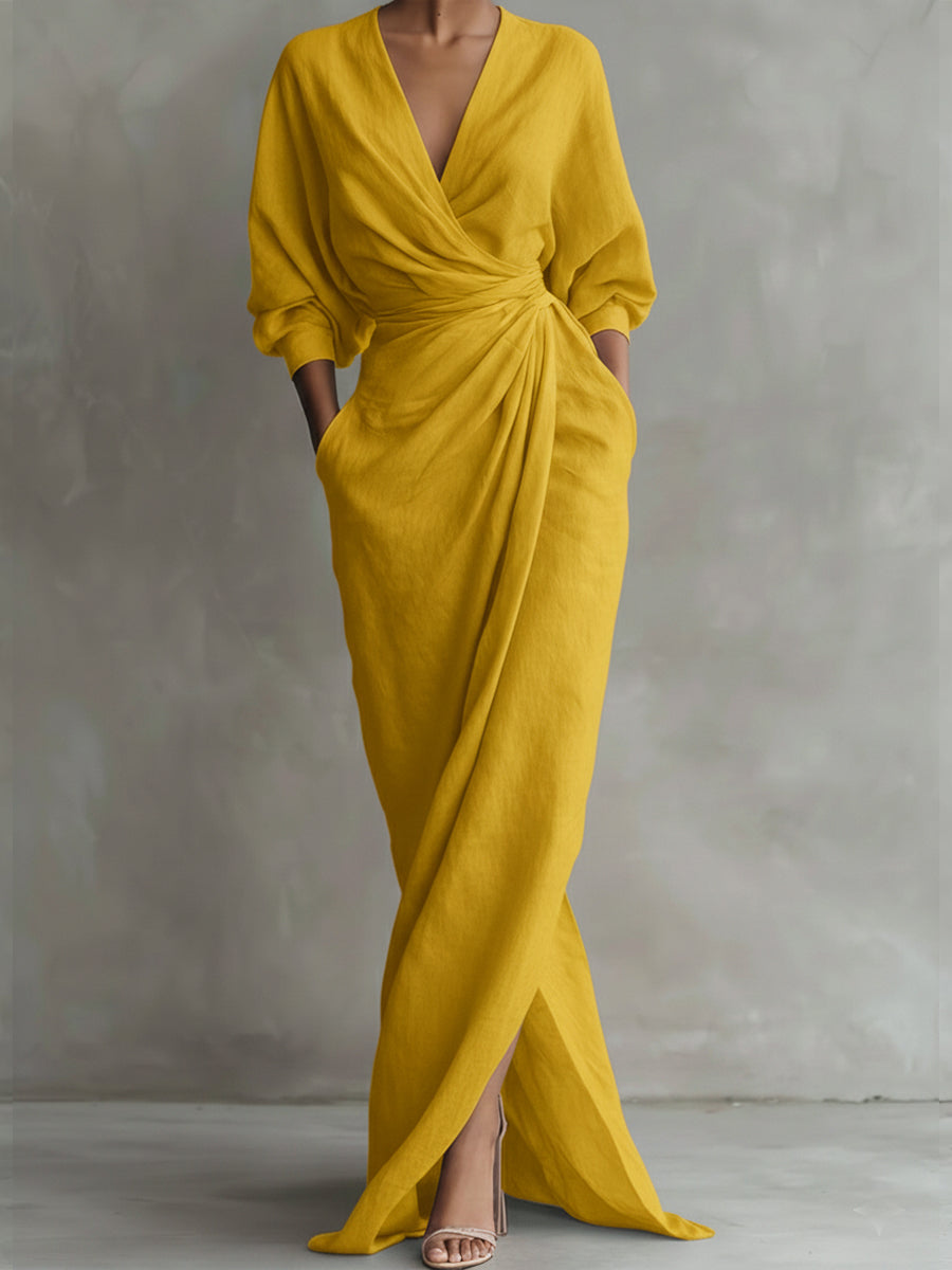 Avery | Wrap Maxi Dress