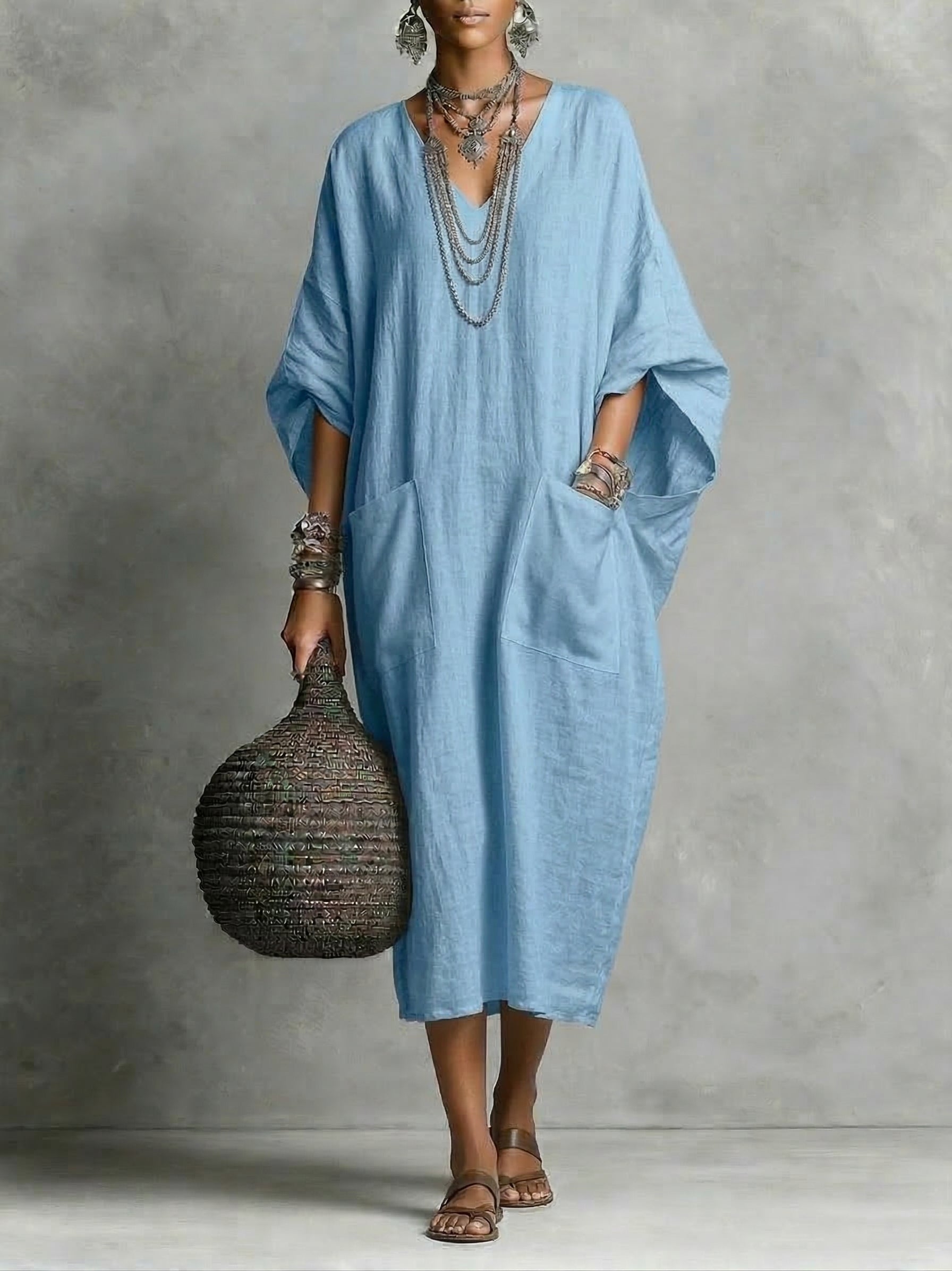 Harper | Relaxed Kaftan Maxi Dress