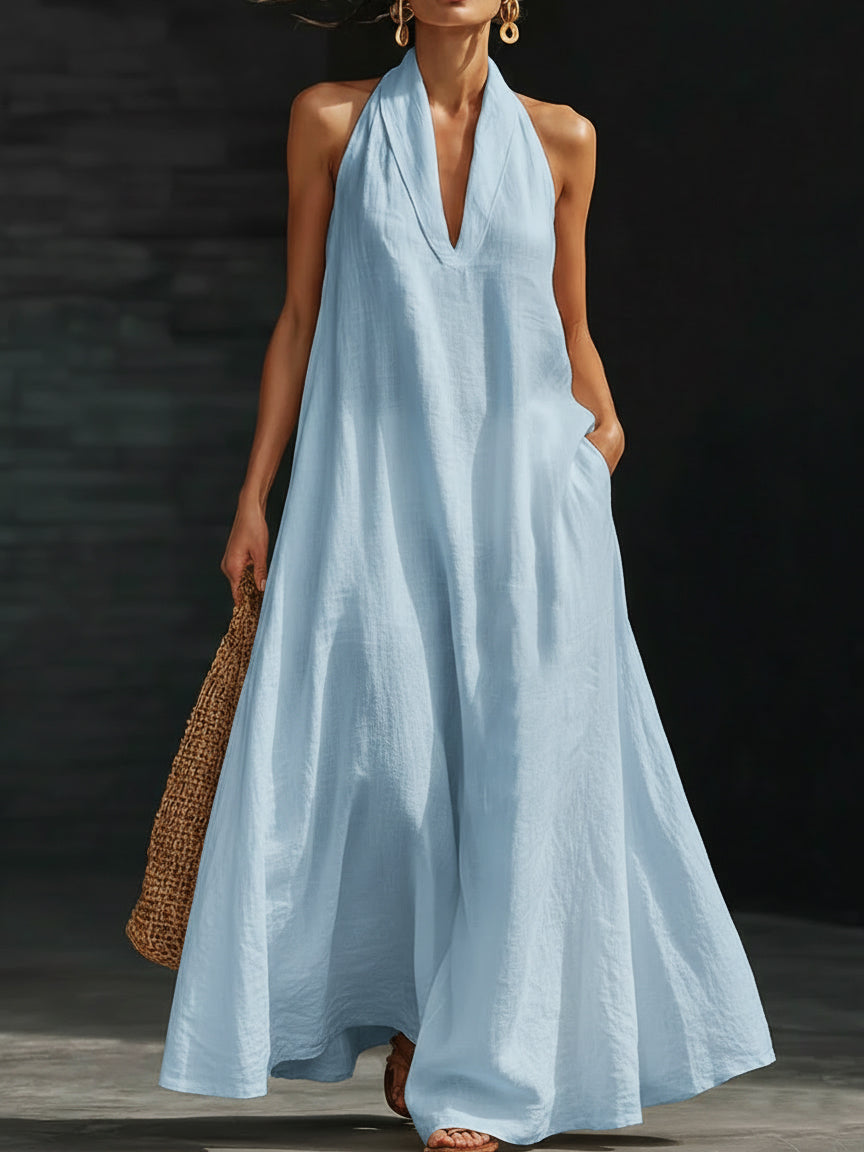 Abigail | Halter Maxi Dress