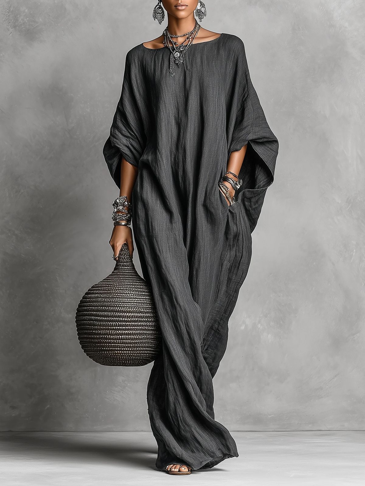 Amelia | Oversized Maxi Dress