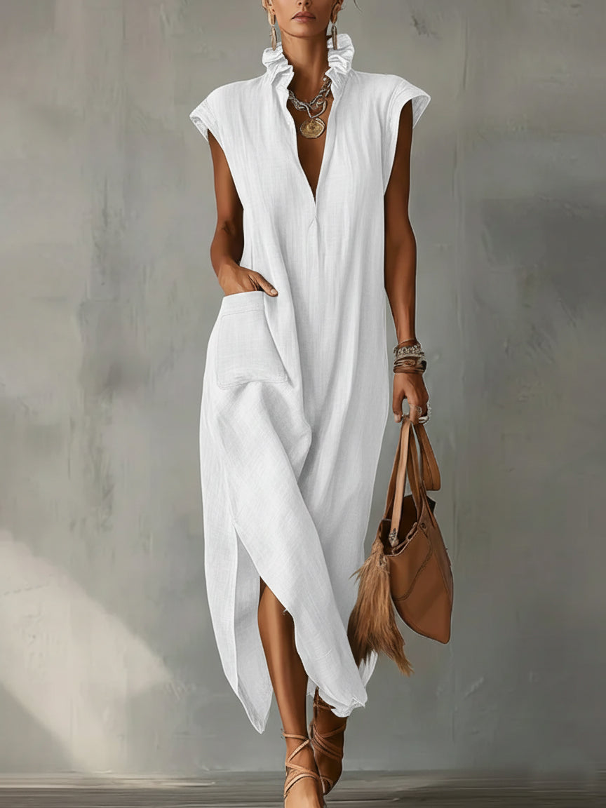Mia | Ruffle Spring Maxi Dress