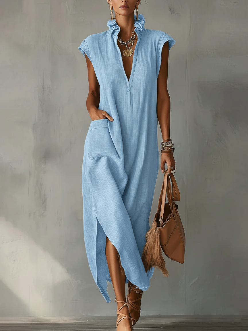 Mia | Ruffle Spring Maxi Dress